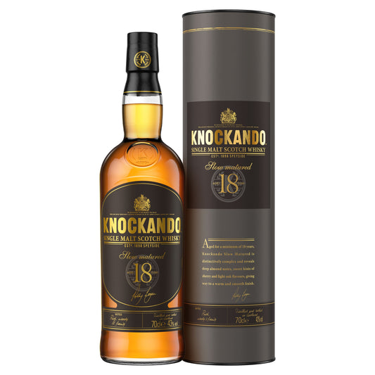 Knockando 18 Jahre Single Malt Scotch Whisky 70cl mit Geschenkverpackung