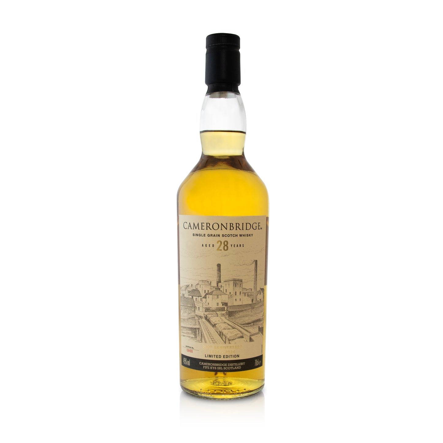 Cameronbridge 200th Anniversary 28 Jahre Single Grain Scotch Whisky 70cl