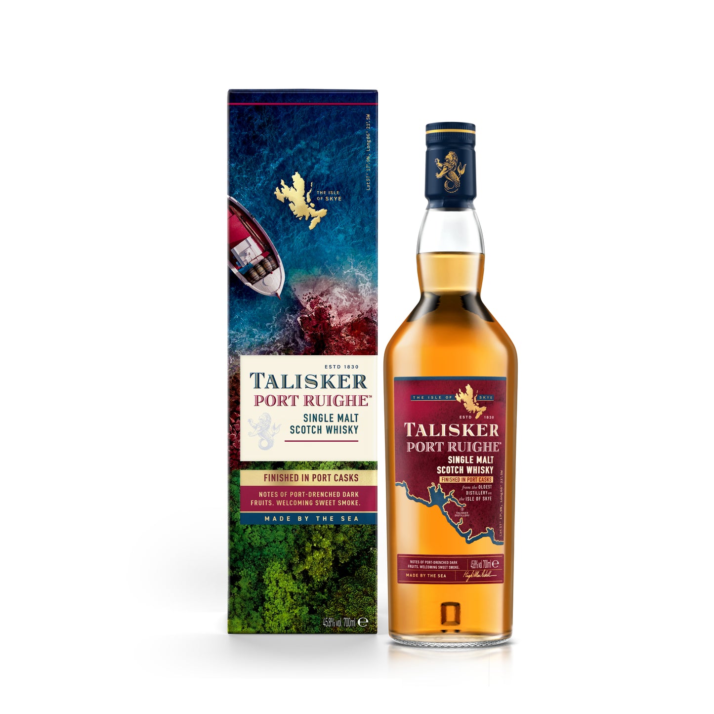 Talisker Port Ruighe Single Malt Scotch Whisky 70cl mit Geschenkverpackung